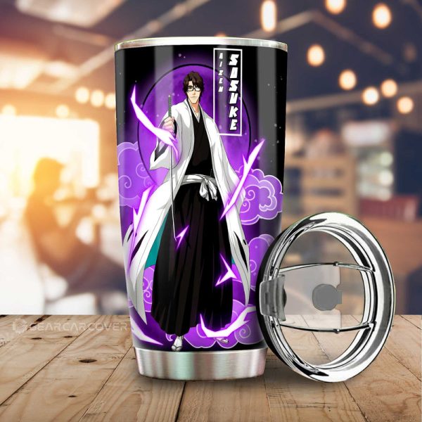 Aizen Sosuke Tumbler Cup Custom Anime Bleach Car Accessories