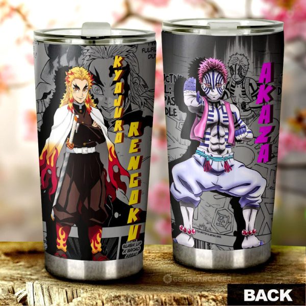 Akaza And Rengoku Tumbler Cup Custom Demon Slayer Anime Mix Mangas