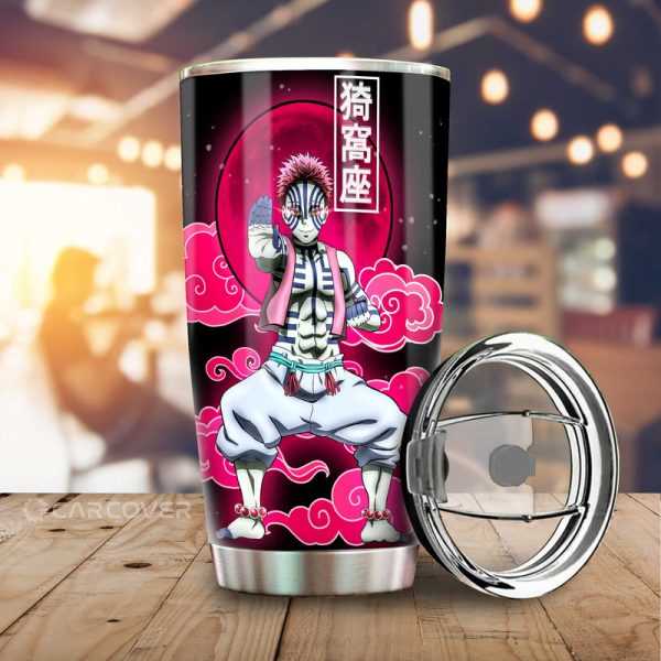 Akaza Tumbler Cup Custom Anime Demon Slayer Car Interior Accessories