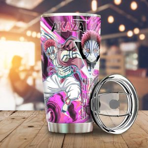 Akaza Tumbler Cup Custom Demon Slayer Anime Car Accessories