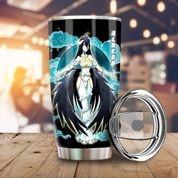 Albedo Tumbler Cup Overlord Anime Car Accessories