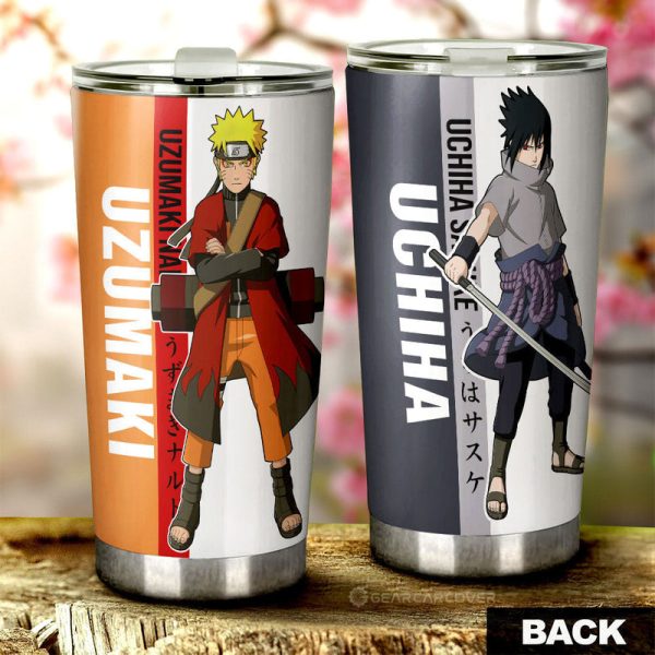 And Sasuke Tumbler Cup Custom Car Accessories For Fans