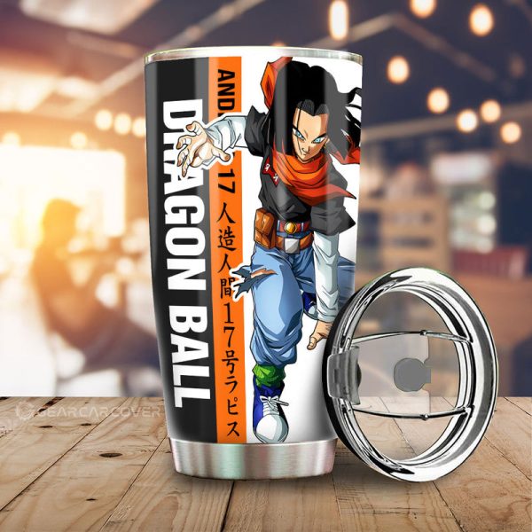 Android 17 Tumbler Cup Custom Car Accessories For Fans