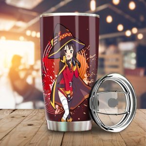 Anime Sexy Girl Megumin Tumbler Cup Custom KonoSuba Anime Car Accessories