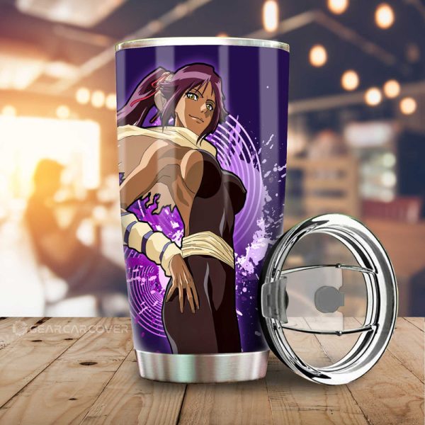 Anime Sexy Girl Yoruichi Tumbler Cup Custom Bleach Anime