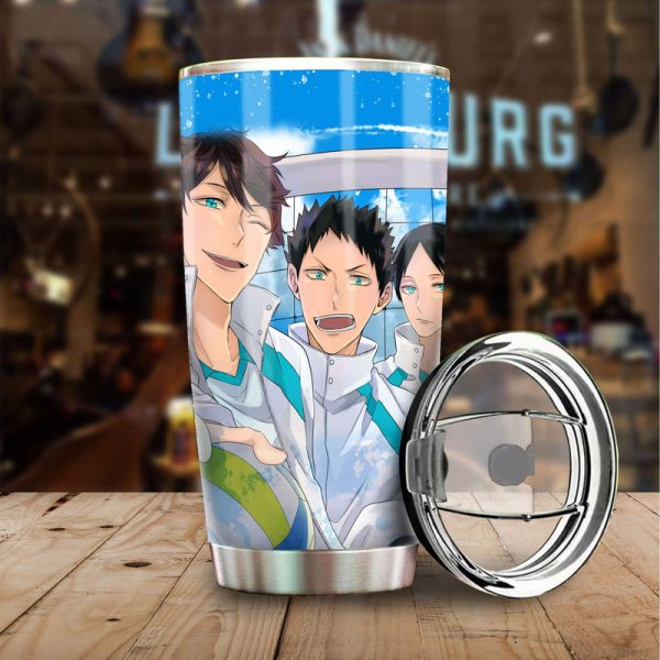 Aoba Johsai Tumbler Cup Custom Anime Haikyuu Car Accessories