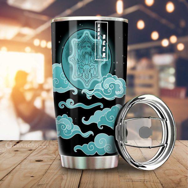 Aqua Deer Tumbler Cup Custom Car Interior Accessories