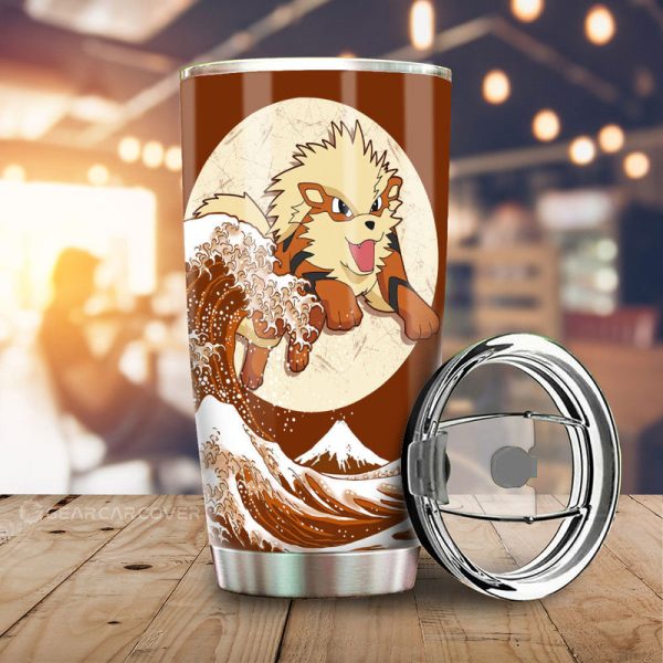 Arcanine Tumbler Cup Custom Pokemon Car Accessories