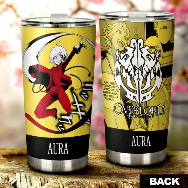 Aura Bella Fiora Tumbler Cup Custom Overlord Anime For Car