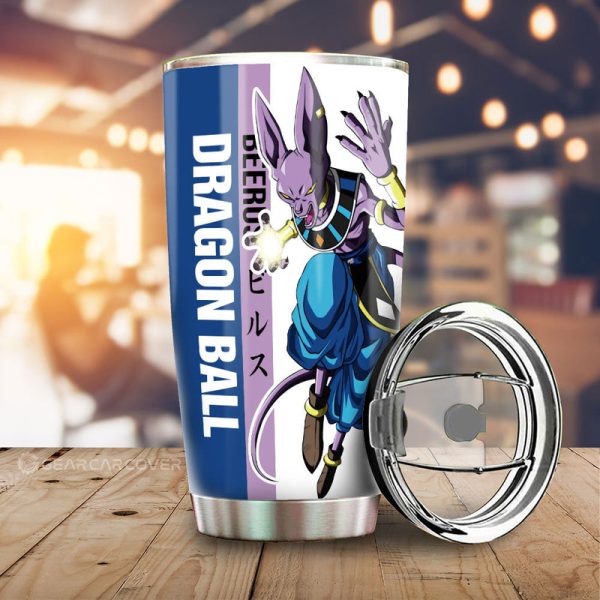 Beerus Tumbler Cup Custom Car Accessories For Fans