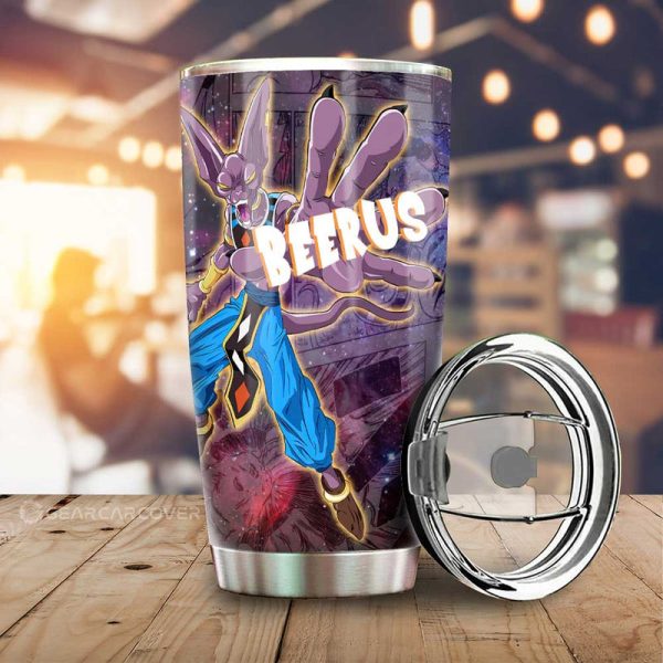 Beerus Tumbler Cup Custom Car Accessories Manga Galaxy Style