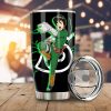 Black Rock Lee Tumbler Cup Custom Anime