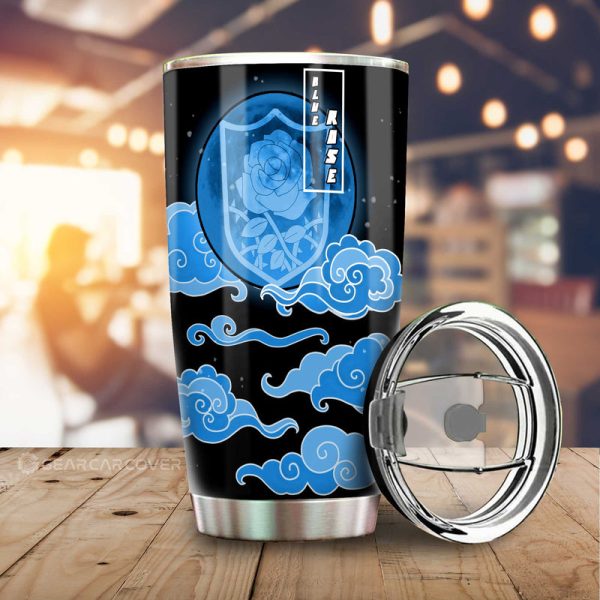 Blue Rose Tumbler Cup Custom Car Interior Accessories