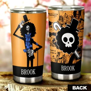 Brook Tumbler Cup Custom One Piece Car Accessories Manga Style