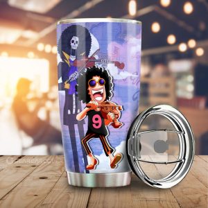 Brook Tumbler Cup Custom One Piece Map Anime Car Accessories