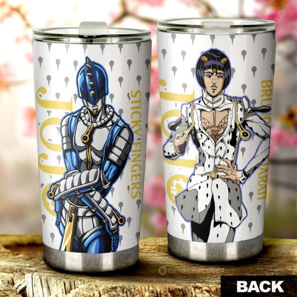 Bruno Bucciarati Tumbler Cup Custom Bizarre Adventure Car Accessories