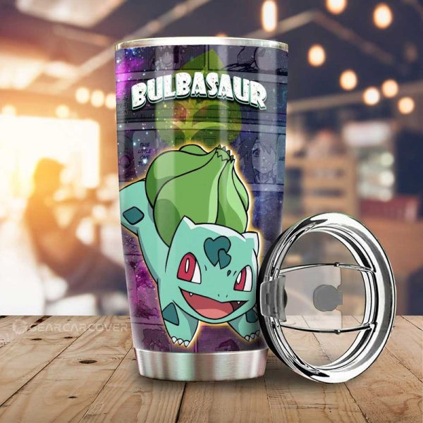 Bulbasaur Tumbler Cup Custom Galaxy Manga Style