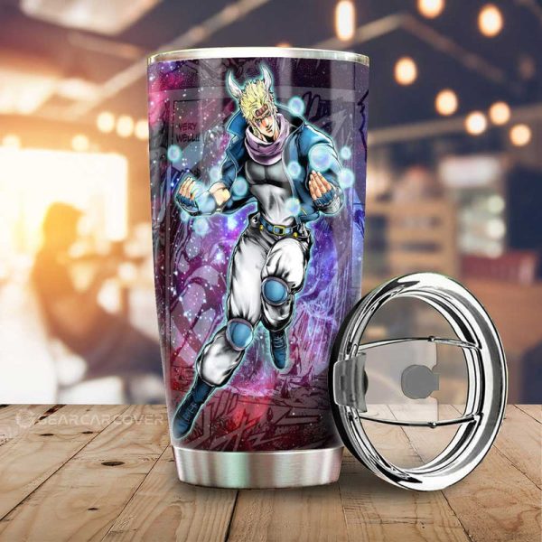 Caesar Anthonio Zeppeli Tumbler Cup Custom Galaxy Manga JJBA