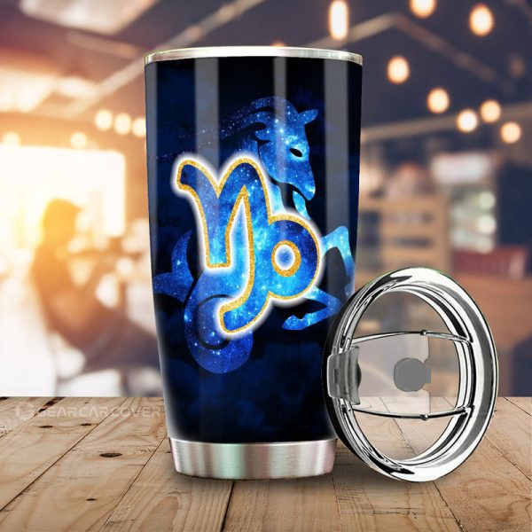 Capricorn Tumbler Cup Custom Name Zodiac Car Interior Accessories