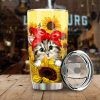 Cat Sunflower Custom Tumbler Stainless Steel