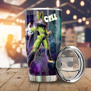 Cell Tumbler Cup Custom Dragon Ball Anime Car Accessories Manga Galaxy Style