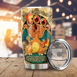 Charizard Tumbler Cup Custom Car Interior Accessories