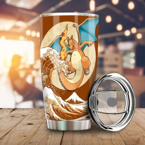 Charizard Tumbler Cup Custom Pokemon Car Accessories