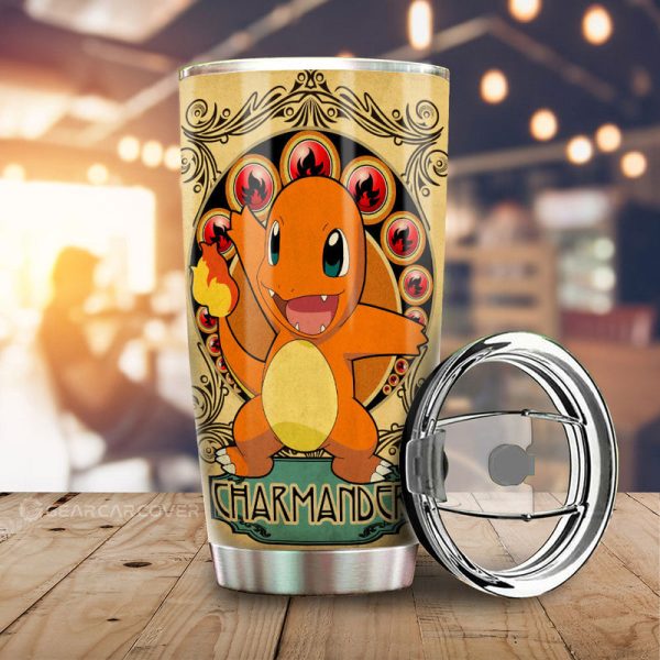 Charmander Tumbler Cup Custom Car Interior Accessories