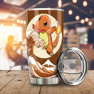 Charmander Tumbler Cup Custom Pokemon Car Accessories