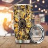 Cheetah Leopard Sunflower Tumbler Cup Custom Car Decoration