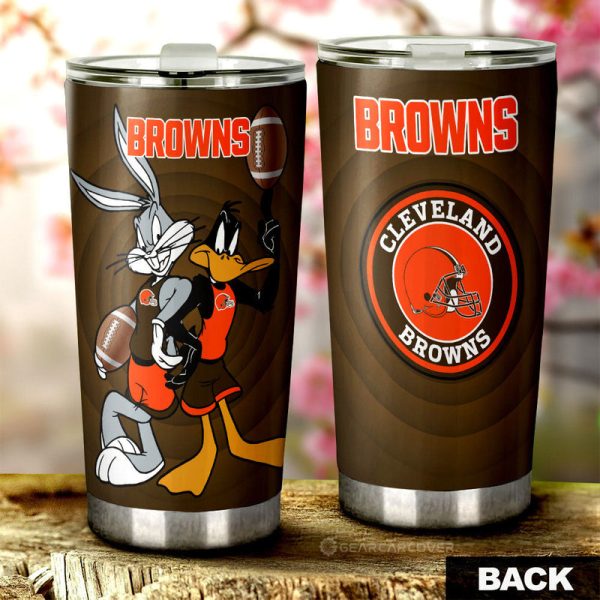 Cleveland Browns Tumbler Cup Custom Car Accessories