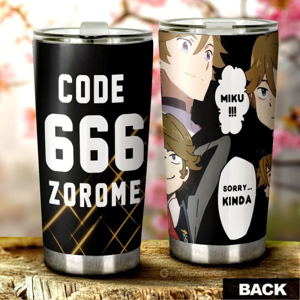 Code:666 Zorome Tumbler Cup Custom DARLING In The FRANXX Anime Car Accessories