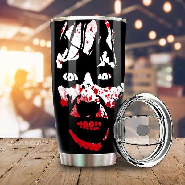 Creepy Face Tumbler Cup Custom Car Interior Accessories Halloween