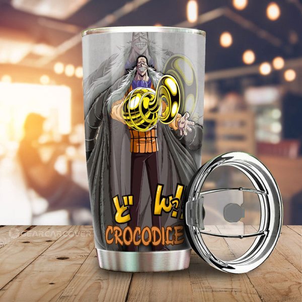 Crocodile Tumbler Cup Custom One Piece Anime Car Accessories