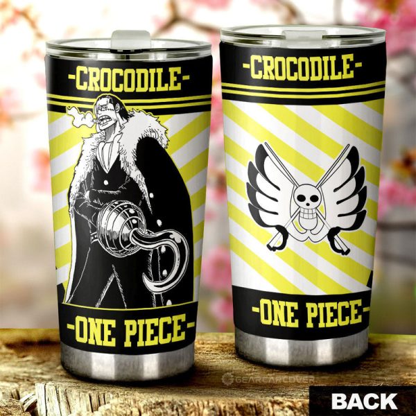 Crocodile Tumbler Cup Custom One Piece Anime Car Accessories Mix Manga Style