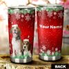 Cute Xmas Beagles Tumbler Cup Custom Car Accessories Christmas Decorations