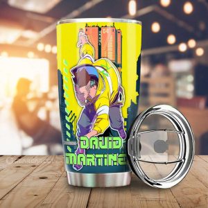 Cyberpunk Edgerunners David Martinez Stainless Steel Tumbler Cup Custom