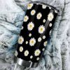 Daisy Tumbler Cup Custom Flower Pattern Car Accessories