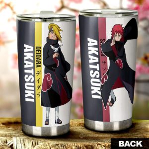 Deidara And Sasori Tumbler Cup Custom Anime Car Accessories For Fans