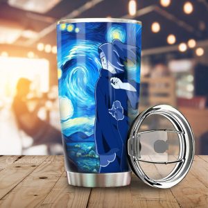 Deidara Tumbler Cup Custom Starry Night Styles