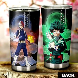 Deku And Shouto Tumbler Cup Custom Car Accessories