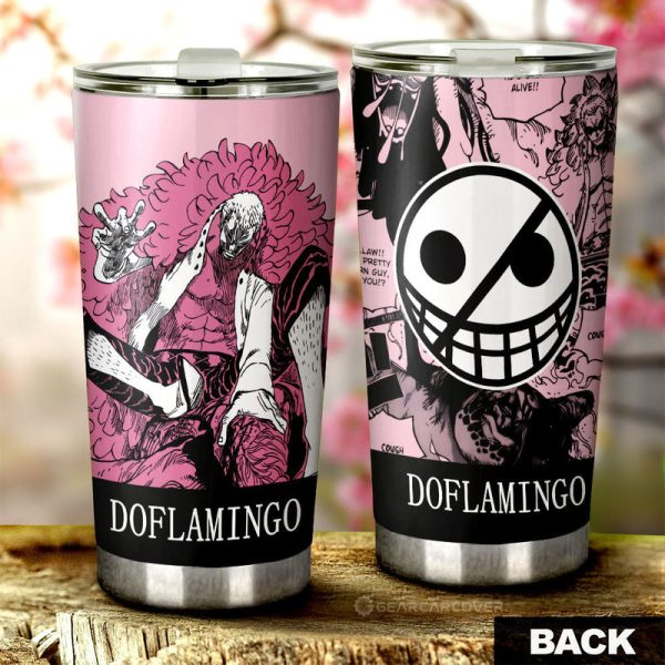 Donquixote Doflamingo Tumbler Cup Custom Car Accessories Manga Style