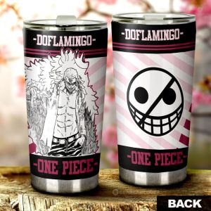 Donquixote Doflamingo Tumbler Cup Custom Car Accessories Mix Manga Style