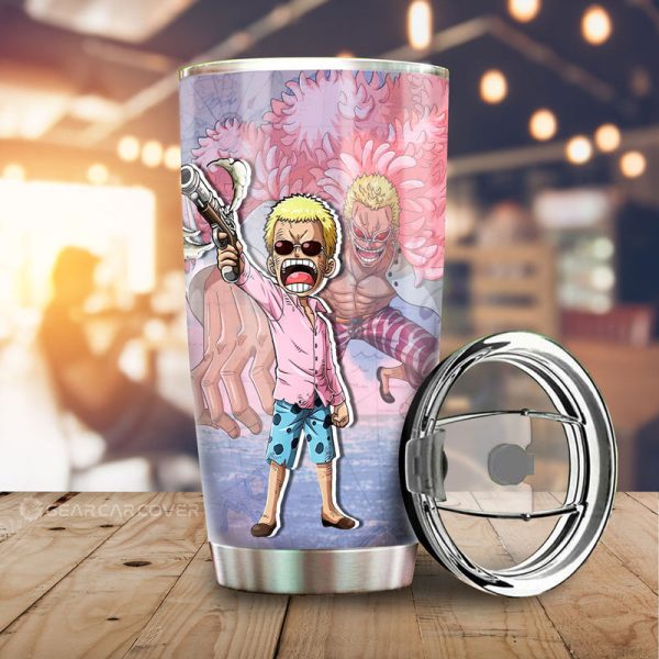 Donquixote Doflamingo Tumbler Cup Custom Map Car Accessories