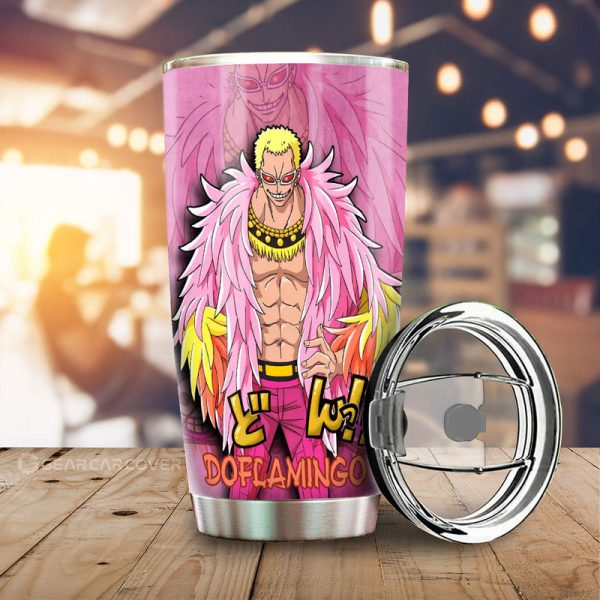 Donquixote Doflamingo Tumbler Cup Custom One Piece Anime Car Accessories