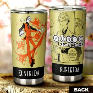 Doppo Kunikida Tumbler Cup Custom Bungou Stray Dogs Anime Car Interior Accessories