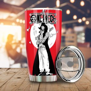 Dracule Mihawk Tumbler Cup Custom Manga Style Car Accessories