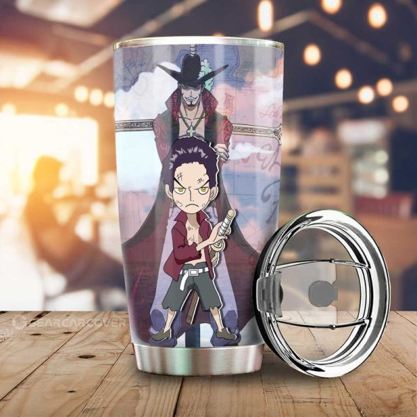 Dracule Mihawk Tumbler Cup Custom Map Car Accessories For Fans