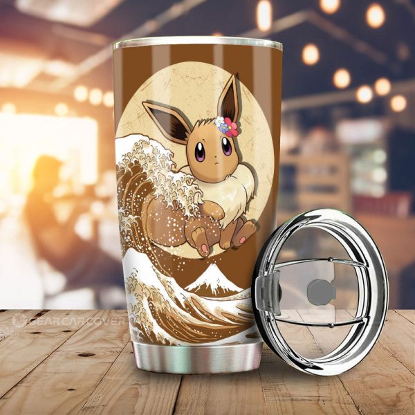 Eevee Tumbler Cup Custom Pokemon Car Accessories