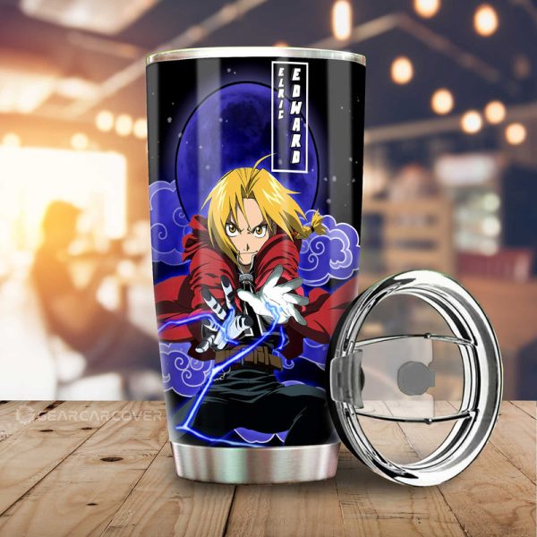 Elric Edward Tumbler Cup Custom Anime Fullmetal Alchemist Car Interior Accessories